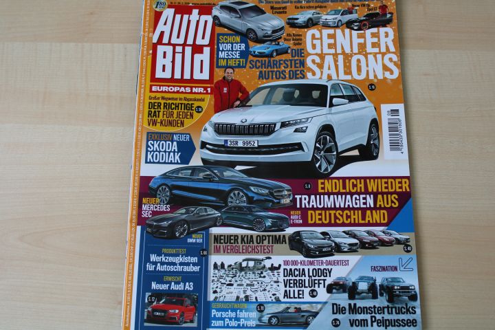 Deckblatt Auto Bild (08/2016)